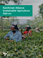Benchmarking summary & add-on indicators: Sustainability Framework & Rainforest Alliance Sustainable Agriculture Standard