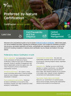 Preferred by Nature Certification Service Guide