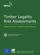 THEMATIC ARTICLE NO 4: Timber Legality - Exploring the results and lessons